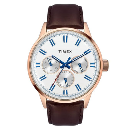 TIMEX Analog Watch for Men with Round Dial & Water Resistant Man's Wrist Watches - TWEG19908