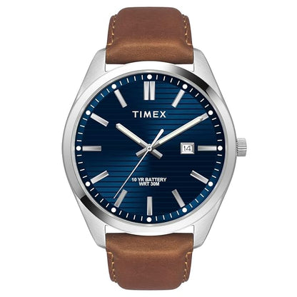 TIMEX Analog Watch for Men with Round Dial & Water Resistant Man's Wrist Watches  - TWTG10408