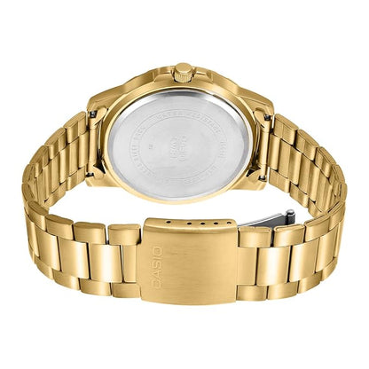 Casio Men Stainless Steel Enticer Analog Black Dial Watch-Mtp-Vd200G-1Budf- A2069