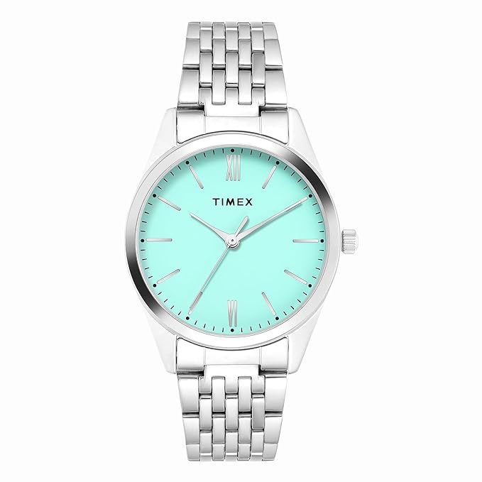 TIMEX Analog Watch for Woman with Round Dial & Water Resistant Women's Wrist Watches TWTL14100