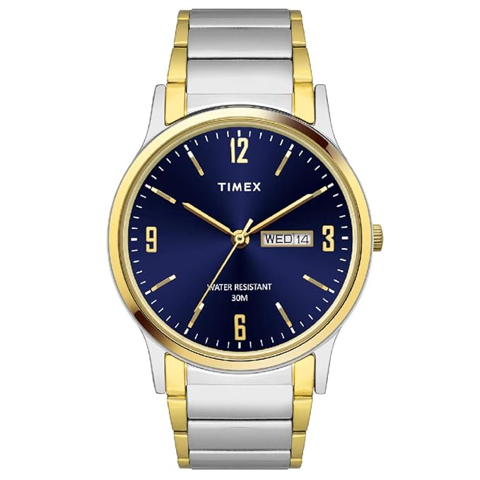 TIMEX Trendline Round 39mm Blue Dial Analog Watch  - For Men TW000R436