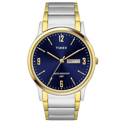 TIMEX Trendline Round 39mm Blue Dial Analog Watch  - For Men TW000R436