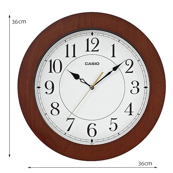 Casio Resin Round Wall Clock WCL61 IQ-133-5DF