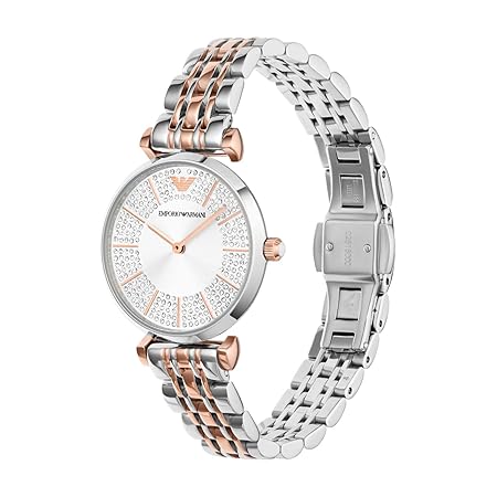 Emporio Armani Stainless Steel Analog Silver Dial Women Watch-AR11537