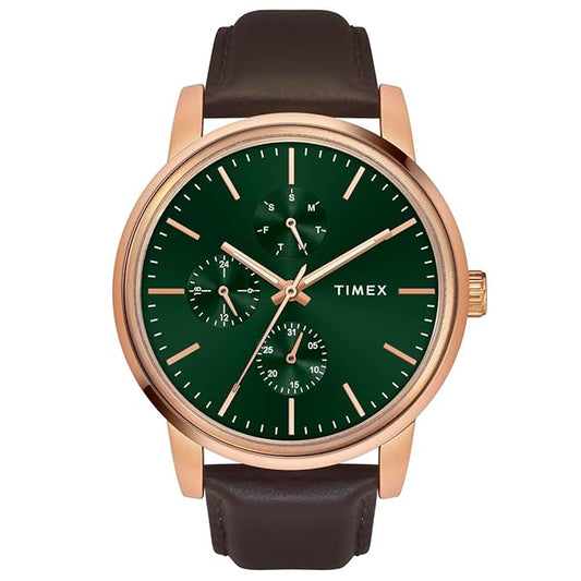 Timex Men Green Round Dial Analog Watch - TWEG18905