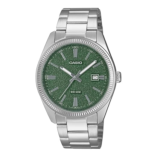Casio Enticer Men MTP-1302DA-3AVDF Analog Green Dial Men (A2487)
