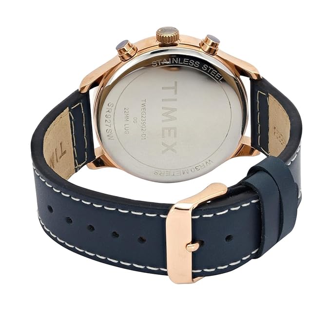 TIMEX Analog Watch for Men with Round Dial & Water Resistant Man's Wrist Watches - TWEG23902