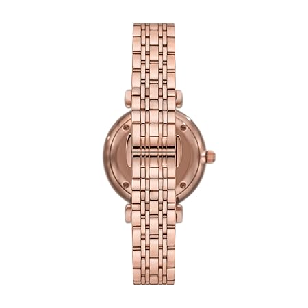Emporio Armani Stainless Steel Gianni T-Bar Analog Silver Dial Women's Watch-AR11446