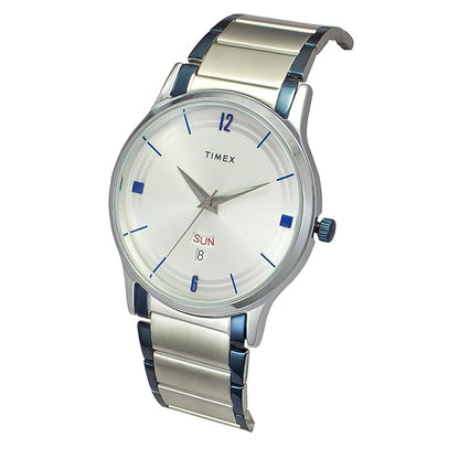 TIMEX Trendline Round 39mm Silver Dial Analog Watch  - For Men TW000R467