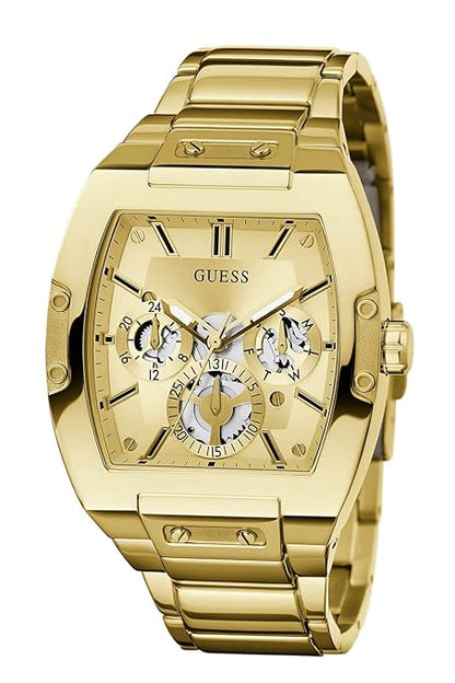 GUESS Men's Trend Casual Tonneau Diamond 43mm Watch GW0456G2