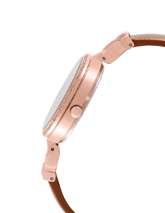 Casio Analog White Dial Women Watch SX267 - SHE-3067PGL-7BUDF Sheen Watch