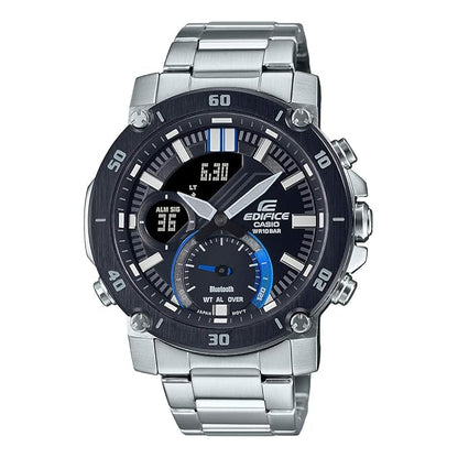 Casio Edifice Analog-Digital Black Dial Men's Watch - ECB-20DB-1ADF (EX525)