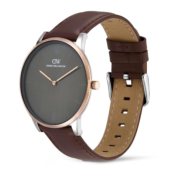 Daniel Wellington Round 42mm Grey Dial Analog Men Watch - DW0DG2000