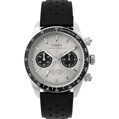 TIMEX Waterbury Heritage Analog Silver Round Dial Men's Wrist Watch - TW2Y19300IK