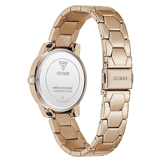 GUESS Round 34mm Brown Dial Analog Women Watch - GW1028L4