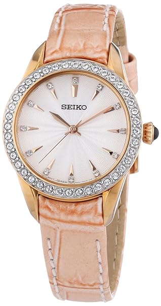 Seiko Analog White Dial Women's Watch-SRZ388P1