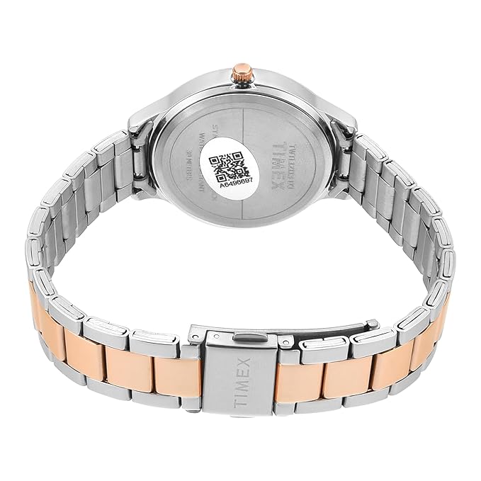 Timex Trendline Women Quartz Pink Dial Analog Stainless Steel Watch TWTL12114