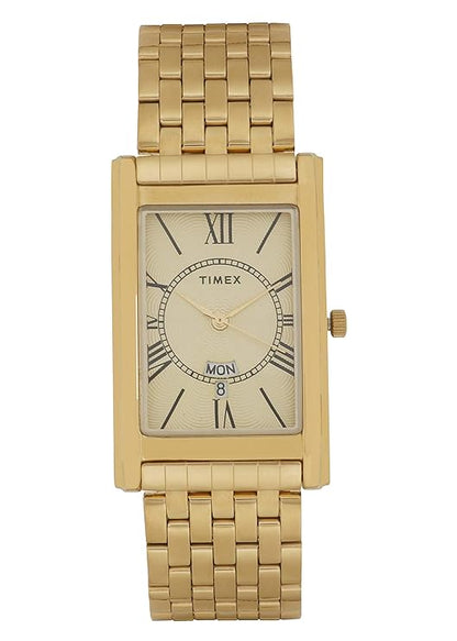 TIMEX Analog Champagne Dial Men's Watch-TW0TG6109