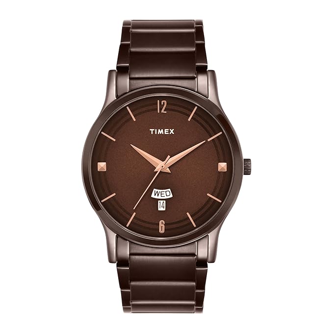 TIMEX Classics Analog Watch for Men with Round Dial & Water Resistant Man's TW000R461