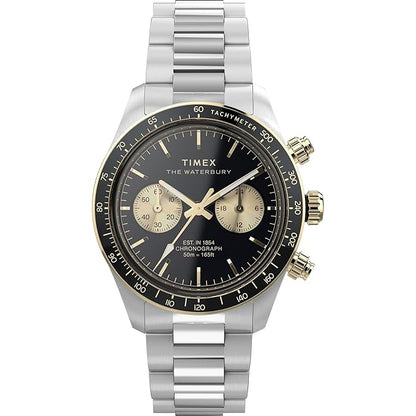 TIMEX Waterbury Heritage Analog Black Round Dial Men's Wrist Watch - TW2Y24000IK