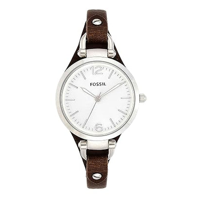 Fossil Georgia Analog Silver Dial Women's Watch-ES3060