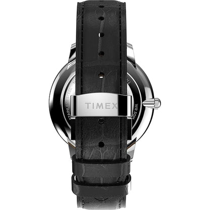 TIMEX Waterbury Silver-Tone Round Dial Analog Men's Watch - TW2Y23100UJ
