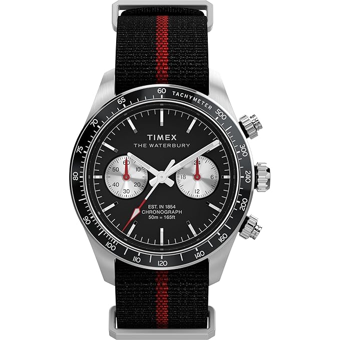 TIMEX Waterbury Heritage Black Round Dial Analog Men's Watch - TW2Y38900UJ