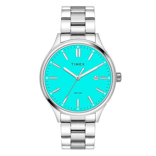 TIMEX Analog Watch for Men with Round Dial & Water Resistant Man's Wrist Watches - TWEG18430