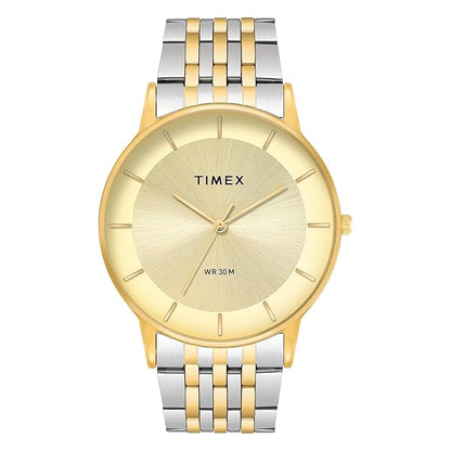 Timex Trendline Round 21mm Champagne Dial Analog Men Watch - TWTG12002