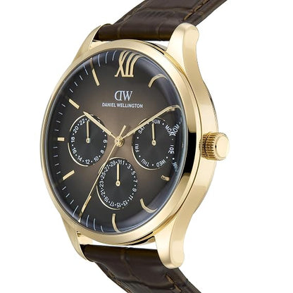 Daniel Wellington Round 41mm Brown Dial Analog Men Watch - DW0DG2401
