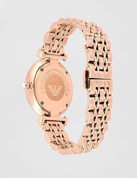Emporio Armani Stainless Steel Analog White Dial Women Watch-AR11244