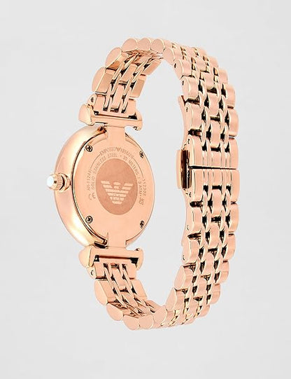 Emporio Armani Stainless Steel Analog White Dial Women Watch-AR11244