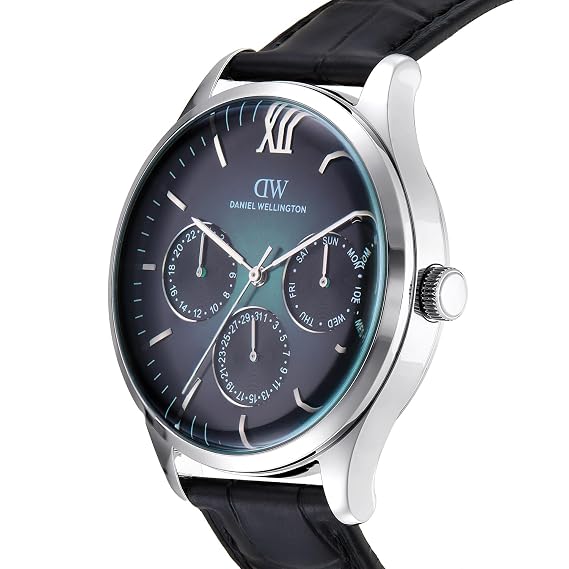 Daniel Wellington Round 41mm Teal Dial Analog Men Watch - DW0DG2400