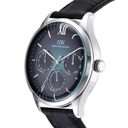 Daniel Wellington Round 41mm Teal Dial Analog Men Watch - DW0DG2400