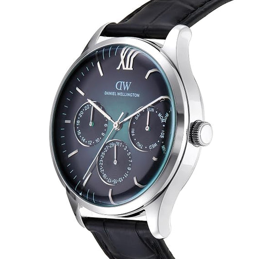 Daniel Wellington Round 41mm Teal Dial Analog Men Watch - DW0DG2400