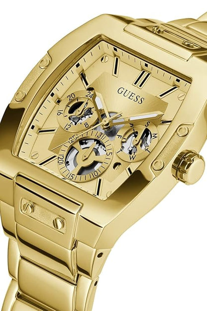 GUESS Men's Trend Casual Tonneau Diamond 43mm Watch GW0456G2