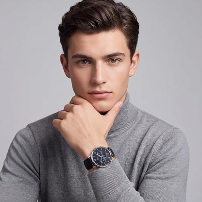 Daniel Wellington Round 41mm Teal Dial Analog Men Watch - DW0DG2400