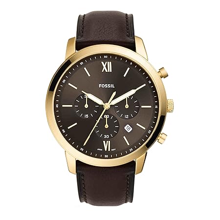 Fossil Neutra Analog Black Dial Mens Standard Watch-FS5763