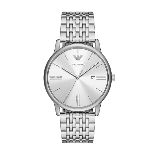 Emporio Armani Stainless Steel Analog White Dial Men Watch AR11599