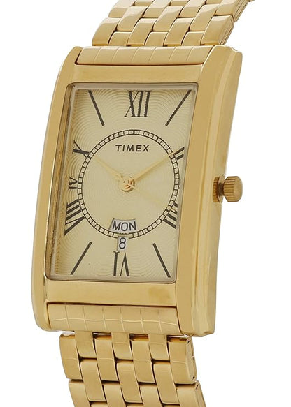 TIMEX Analog Champagne Dial Men's Watch-TW0TG6109