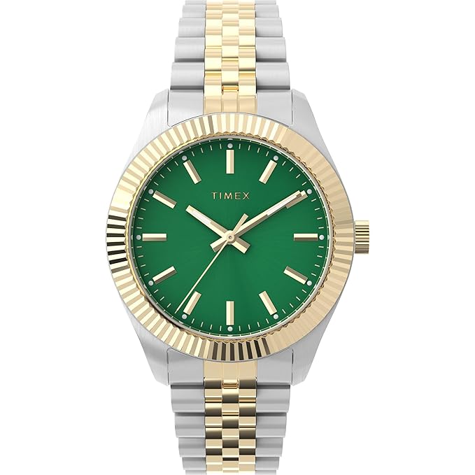 TIMEX Trend Legacy Analog Green Round Dial Women's Wrist Watch - TW2W87400IK