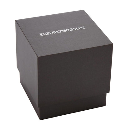 Emporio Armani Leather Analog Green Dial Men's Watch-AR11601