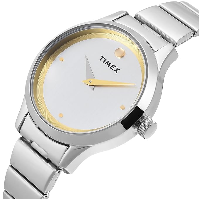 TIMEX Trendline Round 32mm Silver Dial Analog Watch  - For Women TWTL13700