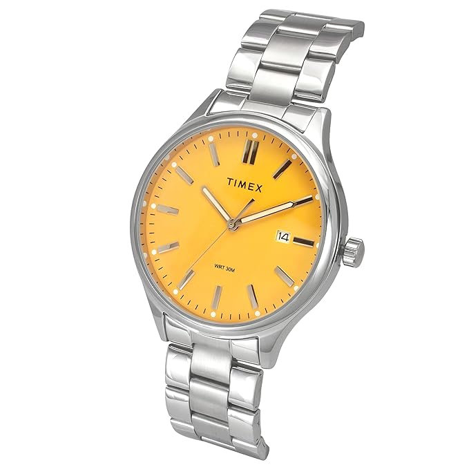 TIMEX Analog Watch for Men with Round Dial & Water Resistant Man's Wrist Watches - TWEG18428