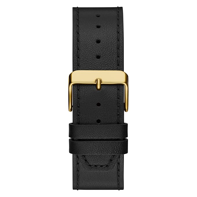 Guess Leather Analog Black Dial Men's Watch-Gw0793G2