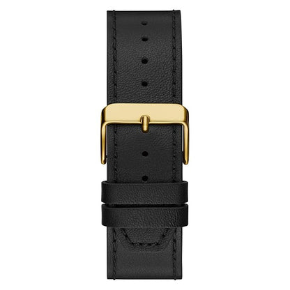 Guess Leather Analog Black Dial Men's Watch-Gw0793G2