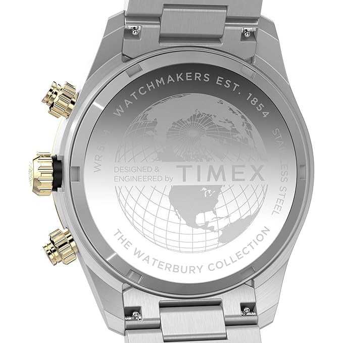TIMEX Waterbury Heritage Analog Black Round Dial Men's Wrist Watch - TW2Y24000IK