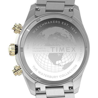 TIMEX Waterbury Heritage Analog Black Round Dial Men's Wrist Watch - TW2Y24000IK