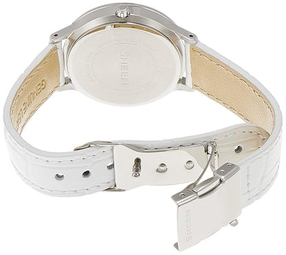 Casio Sheen Multi Function Analog Silver Dial Women's Watch - SHE-3030L-2AUDR (SX090)