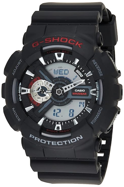 Casio G-Shock Analog-Digital Black Dial Men's Watch - GA-110PC-1ADR(G782)